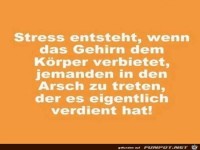 Stress entsteht