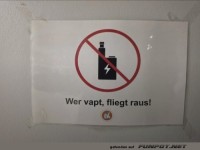Vape-Verbot: Zisch und weg!
