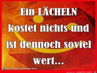 Ein Laecheln kostet nichts