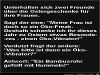 unterhalten sich zwei Freunde......