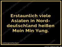 Asiaten in Norddeutschland
