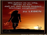 Wir haben es so eilig