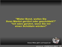 Mister Bond, wollen Sie Ihren Martini gerührt oder...