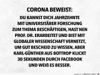 Jemand wei� immer alles besser