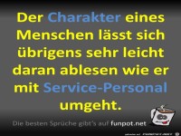 Charakter eines Menschen
