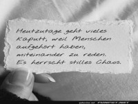 Stilles Chaos in der modernen Kommunikation