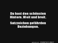 Satzzeichen-Witz �ber Missverst�ndnisse