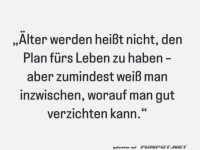 Wahre Einsichten des �lterwerdens