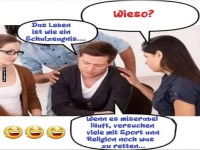 Lebenskrise wie ein Schulzeugnis!