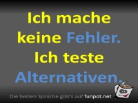 Fehlerfreie Alternativen