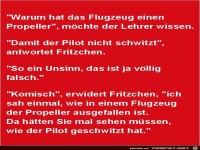 Fritzchen in der Schule