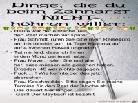 Geil, der Maybach ist bezahlt