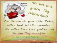 Ich bin eine gute Nachricht