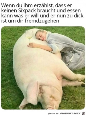 Er-braucht-kein-Sixpack.jpg auf www.funpot.net