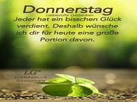 Jeder hat ein bisschen Glck verdient