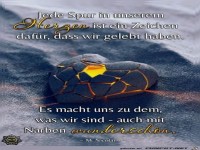 Jede Spur im unseren Herzen