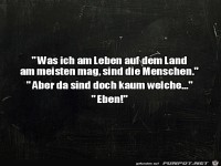 Das Leben auf dem Land