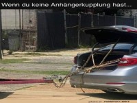 Kofferraum als DIY-Anh�ngerkupplung