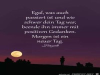 egal was auch passiert ist