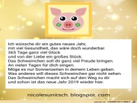 2019 Prosit Neujahr - Gedicht - Schweichen