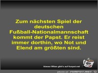 Zum n�chsten Spiel der deutschen Fu�ball-Nationalmannschaft