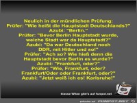 Neulich in der m�ndlichen Pr�fung