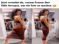 Warum Frauen ihre F��e f�r Fotos bewegen