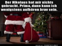 Nikolaus ohne Geschenk: Ein Segen in Verkleidung?