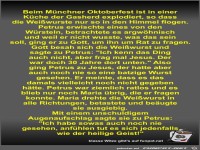 Beim Mnchner Oktoberfest ist in einer Kche der Gasherd...