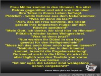 Frau M�ller kommt in den Himmel