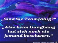 Tolle Teamf�higkeit
