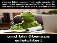 Gesellschaftsfhigkeit hinterfragt