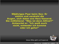 90j�hriges Paar beim Sex