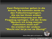 Zwei �sterreicher gehen in die Armee