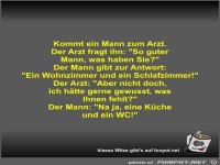 Kommt ein Mann zum Arzt