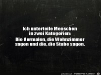 Zwei Kategorien von Menschen