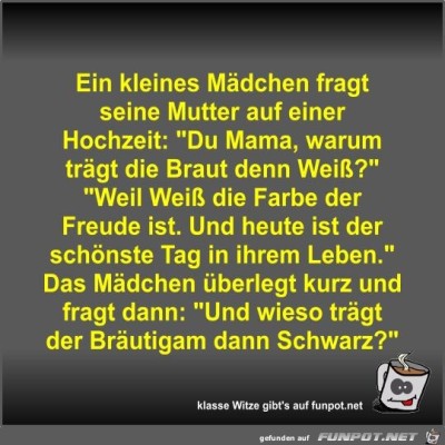 Ein-kleines-M&auml;dchen-fragt-seine-Mutter-auf-einer-Hochzeit.jpg von Fossy