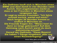 Ein Ostfriese kauft sich in Mnchen einen BMW und dst...