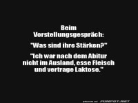 Beim Vorstellungsgespräch