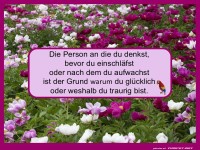 Die Person an die du denkst