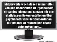 Entspannen mit Serienm�rdern: Die neue Therapie?