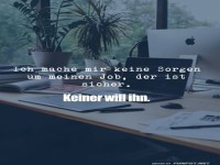 Job-Sicherheit mal anders!