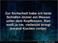 Kuchennotf�lle im Schlaf
