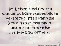 wunderschoene augenblicke