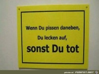 Pinkel Schild