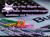 Was ich in der Schule nicht gelernt habe
