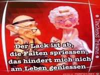der Lack ist ab,....