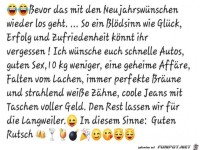 Gute W�nsche f�rs neue Jahr