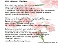 Danke Mama - Gedicht von Nicole Sunitsch