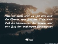 alles hat seine Zeit